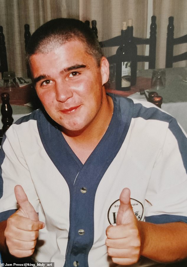 Now resurfaced snaps show his remarkable journey from fresh-faced Brummie to full-blown tatted King of Ink Land. An 18-year-old King of Ink Land is barely recognisable in the snaps, sporting a clean-shaven face, clear skin and a tight buzz cut