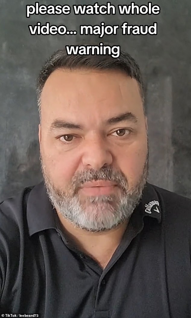 Lee Beard (pictured) said his 'defences were completely down' after he called what he thought was Sky customers services, only to be met with an elaborate scam that left his nearly £30,000 out of pocket