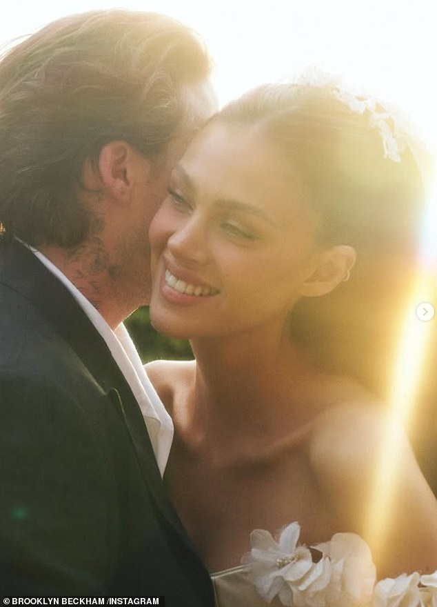 The couple looked completely in love with one another after tying the knot for a second time on August 2
