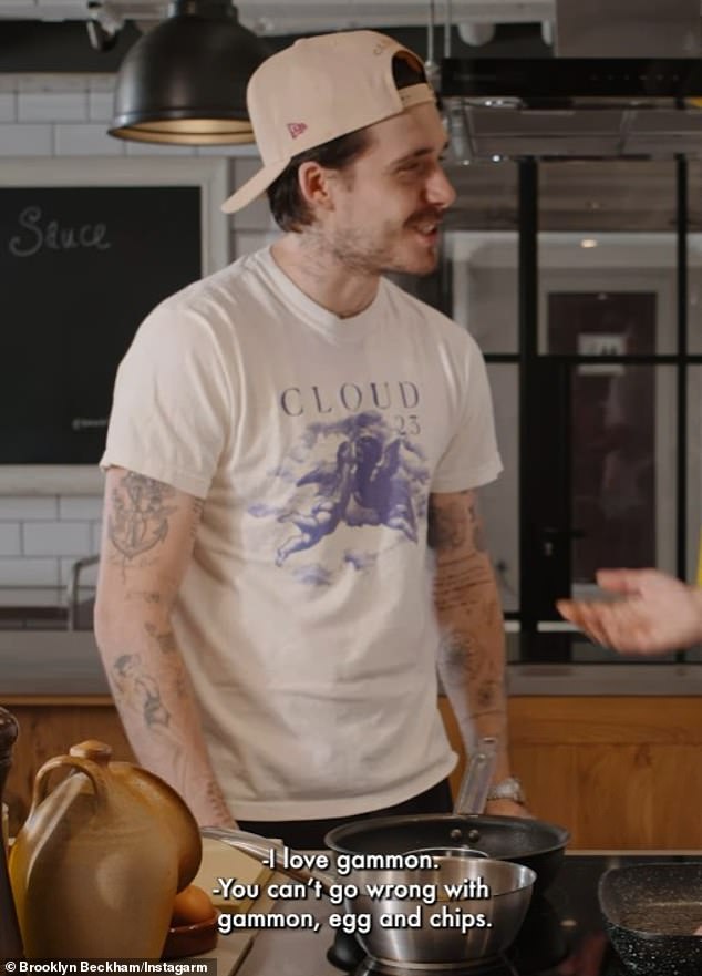 Brooklyn Beckham made another thinly veiled jibe at his family during a new video with renowned chef Michel Roux Jr. as the Beckham feud rumbles on