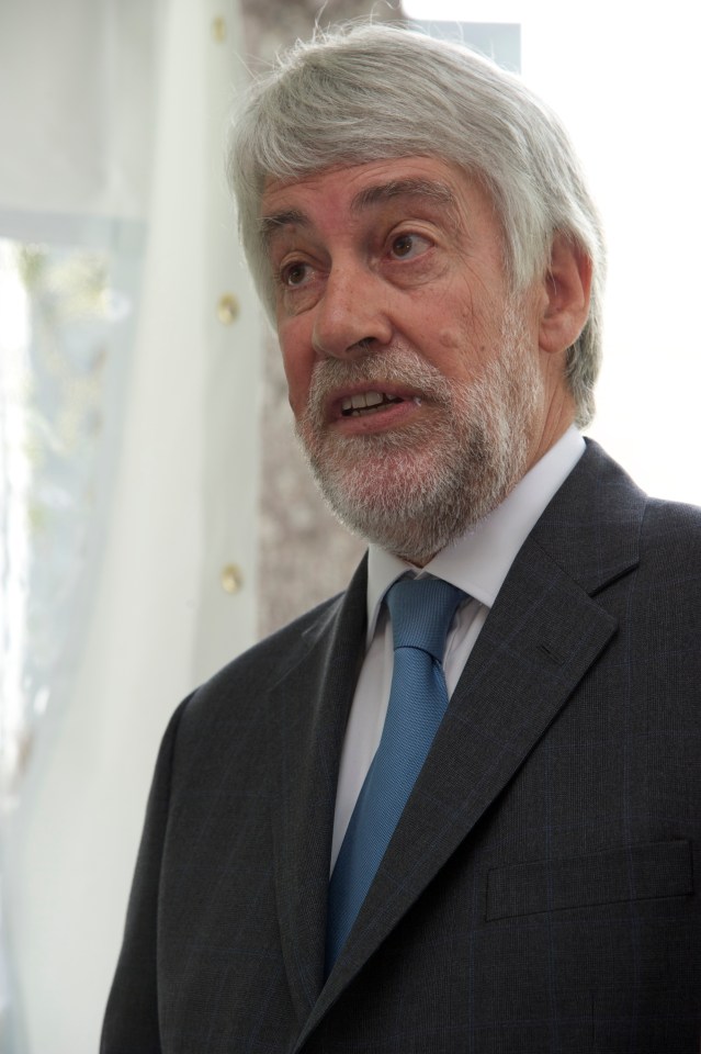 Giles Paxman, British Ambassador to Spain, at a Royal Wedding celebration.