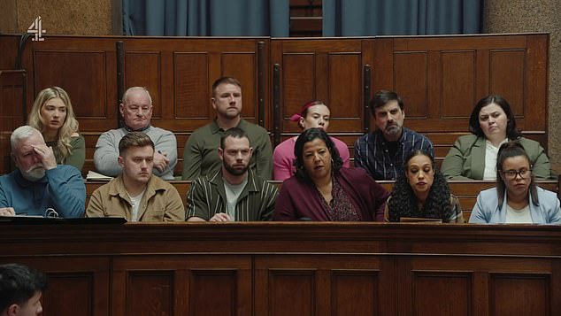 The show takes 12 ‘ordinary people’ and invites them to sit in judgment on a woman accused of killing her boyfriend with a kitchen knife