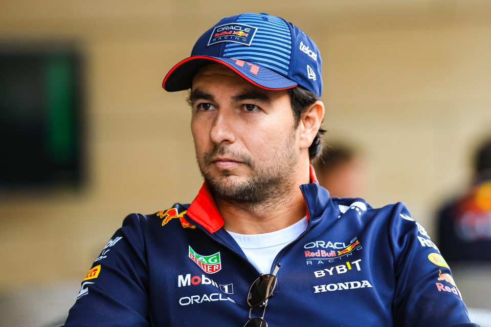Sergio Pérez of Oracle Red Bull Racing.