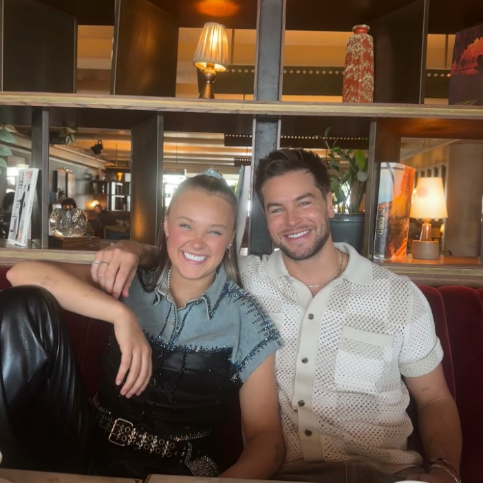 Chris Hughes and Jojo Siwa - Instagram