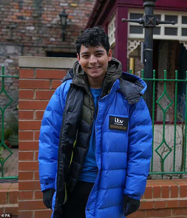 The actor (pictured when he first joined five years ago) has now left the cobbles and took to Instagram to announce his departure