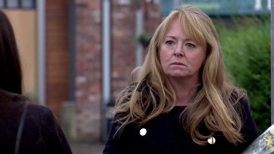 Sally-Ann Matthews as Jenny Connor in Coronation Street.