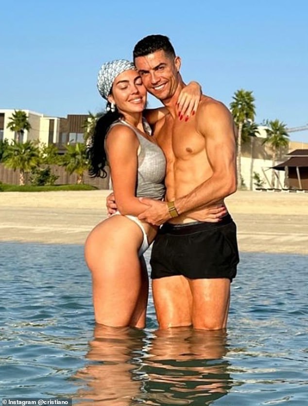 Georgina Rodriguez revealed her engagement to footballer Cristiano Ronaldo in a recent Instagram post (pictured together) - but before her came a slew of Hollywood It Girls
