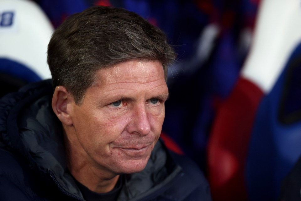 Headshot of Oliver Glasner, Crystal Palace manager.
