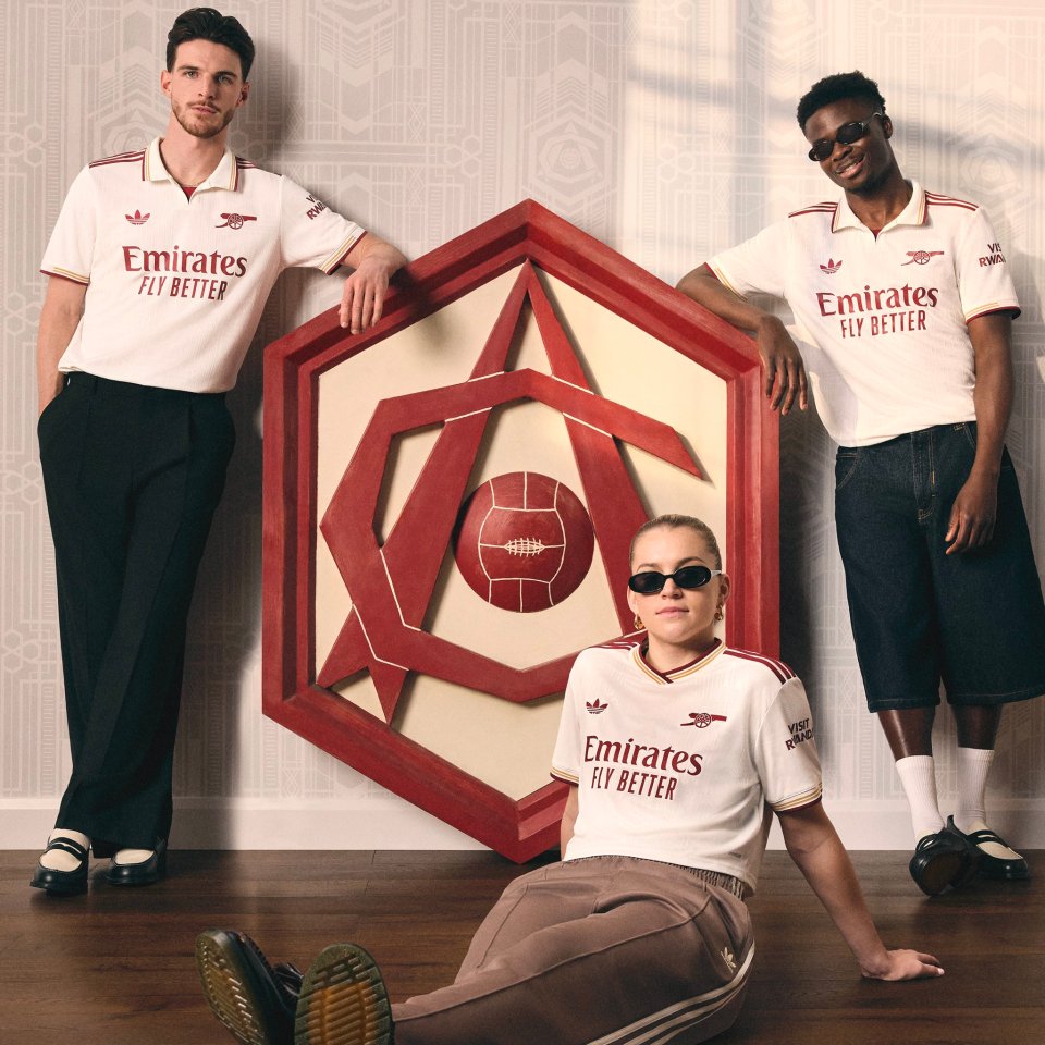 Arsenal's new third kit.