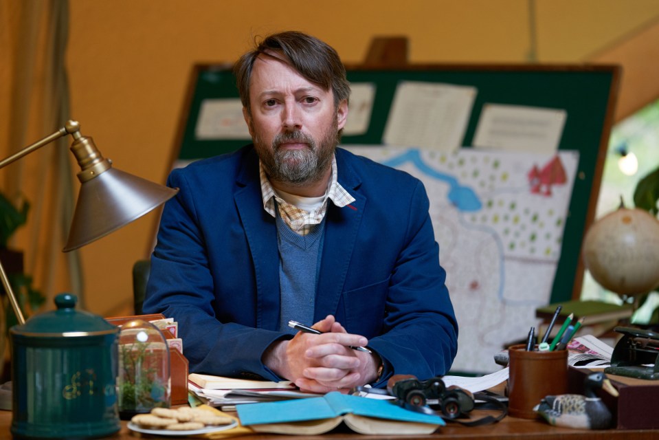 Portrait of David Mitchell for UKTV's *Outsiders*.