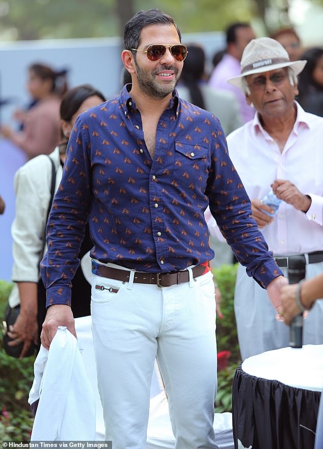 Indian businessman Sunjay Kapur collapsed while playing polo in England earlier this year (pictured in 2014)