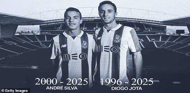 Diogo Jota and his brother, Andre Silva, 25, were killed in the crash, which occurred in northern Spain on July 3