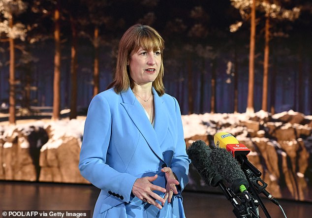 Rachel Reeves (pictured) has been given a boost after official figures showed the UK economy grew by 0.3% between April and June
