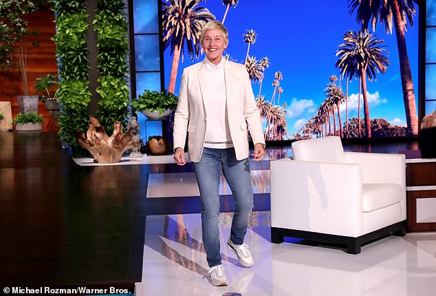 Ellen DeGeneres is pictured in September 2020, apologizing after it was revealed her talk show was a toxic place to work. But now a former cameraman has made shocking new claims about DeGeneres' personal vindictiveness