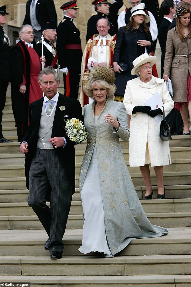 The Queen and Prince Philip did not attend Charles and Camilla's civil ceremony - but did join the couple at their religious blessing