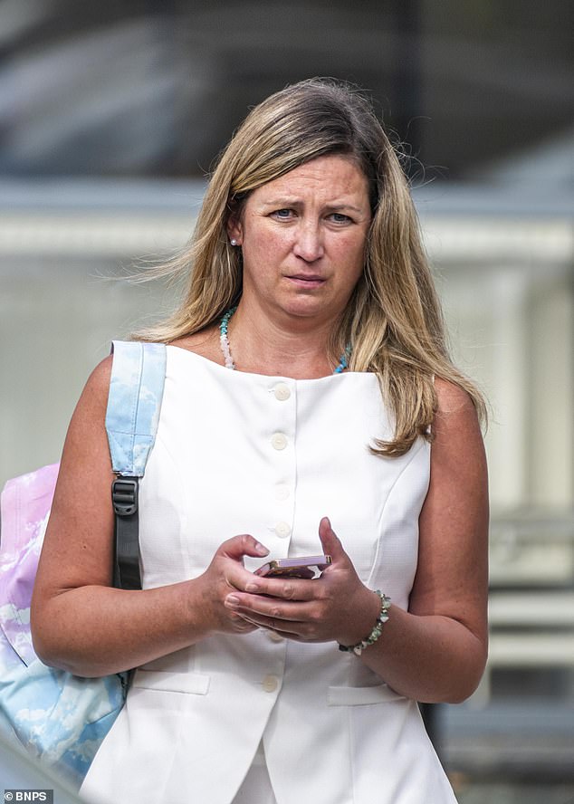 Samantha Williamson (pictured), who sexually assaulted a man at a fancy riverside restaurant while he was celebrating his 40th wedding anniversary with his wife, has been spared jail