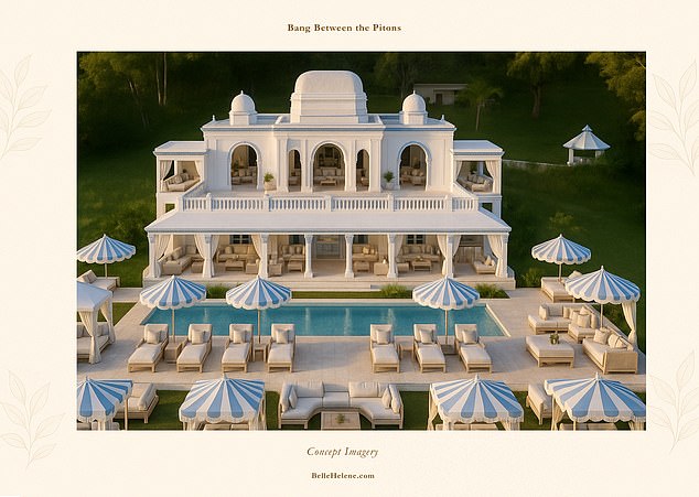 Concept image of how the house will look. Beau House has been sold and will undergo huge renovations