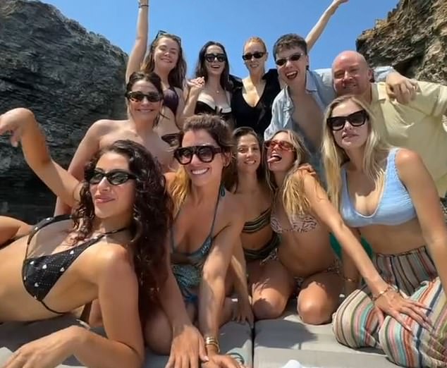 Marisa, centre, is in Malta which she has called 'heartbursting'