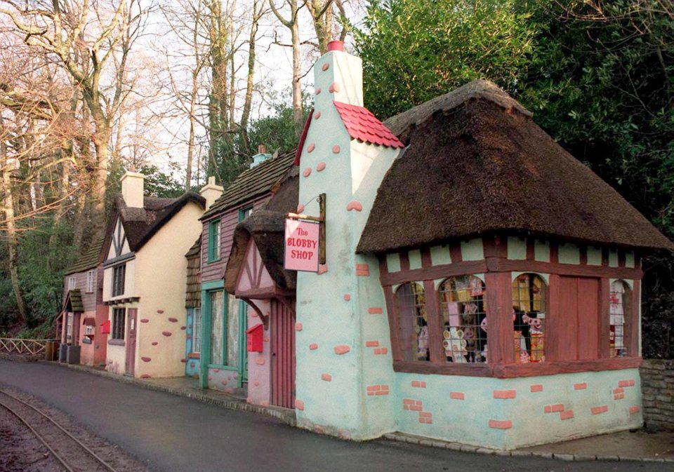 The Blobby Shop at a theme park.