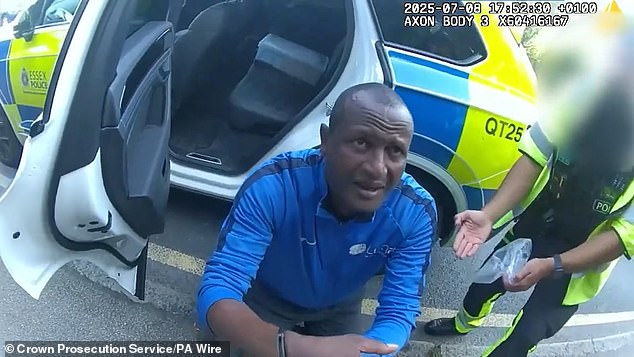 Hadush Gerberslasie Kebatu, 38, became emotional when he was arrested in Epping