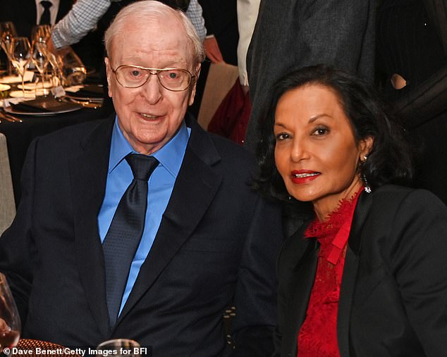 Sir Michael and his wife, Shakira, both pictured, carried out extensive renovations, adding a cinema room and home spa to the 'quintessentially English country house'