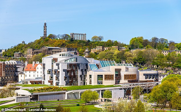 The camera is said to have been hidden in a restricted section of the Holyrood building