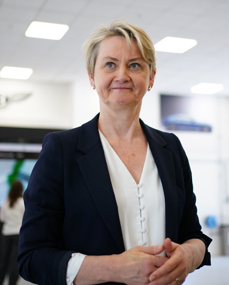 Photo of Yvette Cooper, Home Secretary.