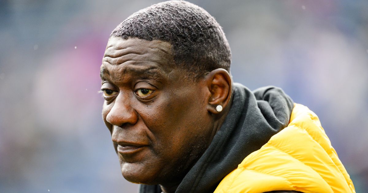 Former NBA player Shawn Kemp is seen on the field prior to a game between the Seattle Seahawks and the Buffalo Bills at Lumen Field on Oct. 27, 2024, in Seattle, Washington.