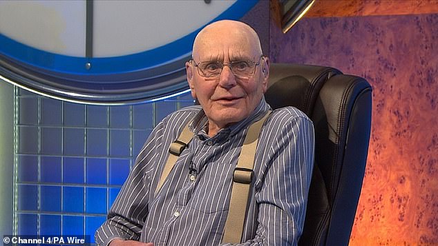 Former RAF corporal David Elsom (pictured), aged 96, who left school when he was 14, has become the oldest contestant to appear on Channel 4 gameshow Countdown. The pensioner from Stanley, County Durham, has already recorded the episode, due to be broadcast this afternoon
