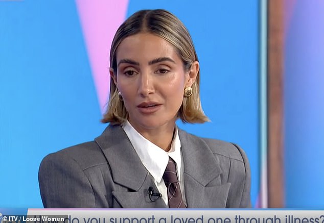 The singer admitted that when she has a 'dip' with her mental health, she sometimes fears that her husband Wayne and son Parker, 12, 'would be better off with someone else'