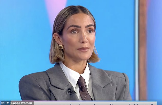 Frankie Bridge, 36, made an emotional confession on Thursday's episode of Loose Women while discussing her battle with anxiety and depression