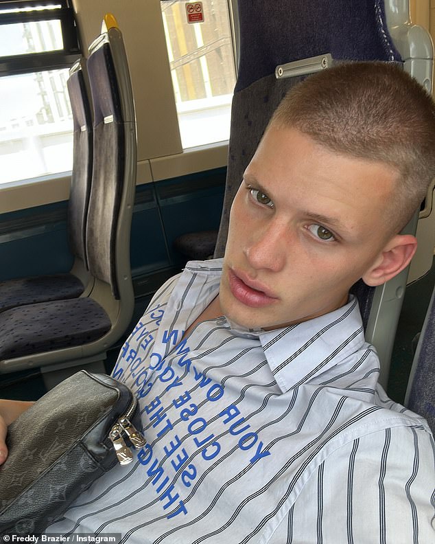 Freddie Brazier , 20, has bravely revealed that he was sectioned amid his mental health struggles and battle with addiction
