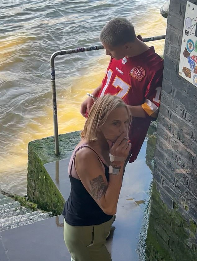 He said while he didn't try drugs for the first time with his maternal grandmother, she was 'definitely the person' who got him addicted, months after they were spotted smoking together
