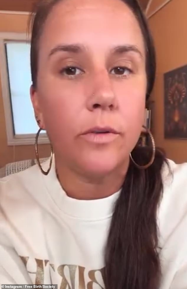 Emilee Saldaya, 39, from California , who was expecting her third child, shared the devastating news with her Instagram followers, where she shares tips and interviews with others in the community, this week. Pictured in a post