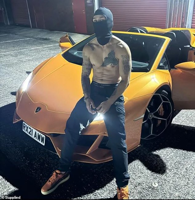 Jake Fahri - pictured posing with a Lamborghini - could be freed from prison by Christmas