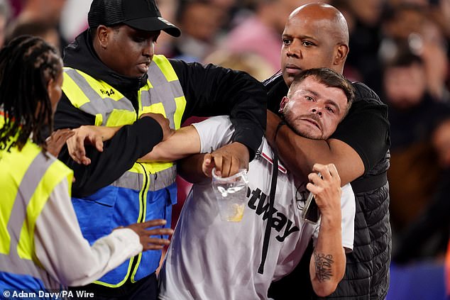 Tempers boiled over during West Ham's thrashing at the hands of Chelsea on Friday night