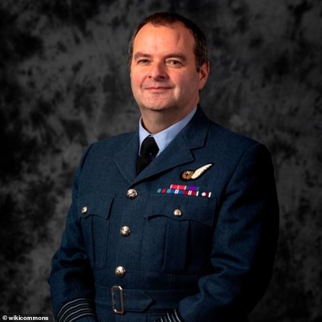 Labour has been accused of 'gagging' military chiefs after being embarrassed by RAF officer Blythe Crawford's (pictured) claims that Russia could overwhelm Britain's defences