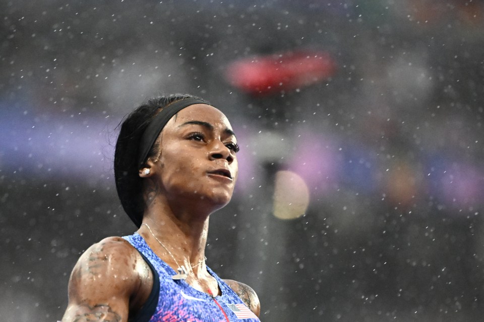 Sha'Carri Richardson at the 2024 Olympic Games.
