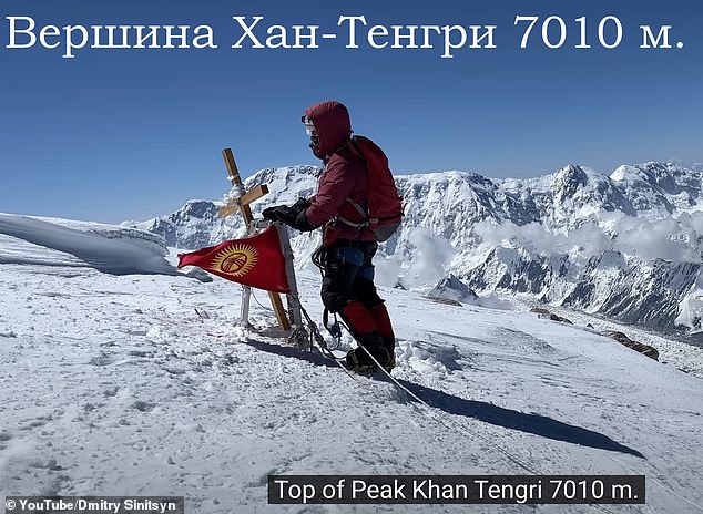 Nagovitsina and her husband, Sergei, climbed Khan-Tengri Peak, the second highest peak in the Tien Shan mountains, close to the borders of Kazakhstan, Kyrgyzstan, and China, in 2021