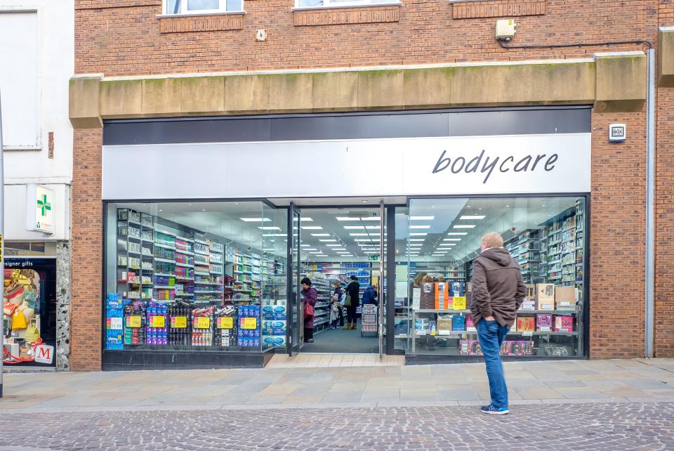Bodycare store in Barrow in Furness.