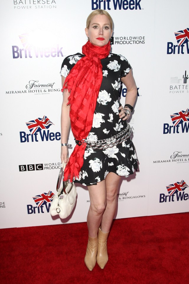 Alice Evans at BritWeek 2015 red carpet event.