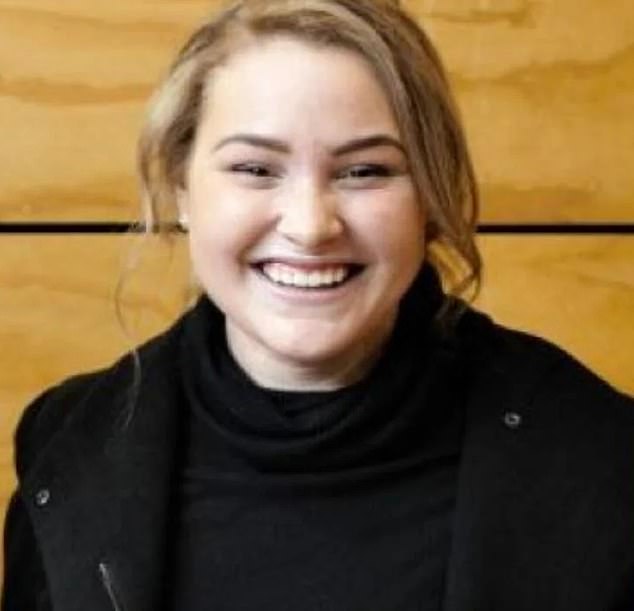 Myah Leanie Adams (pictured) groomed and sexually abused 15-year-old male student