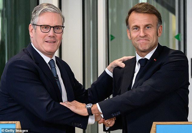 Prime Minister Sir Keir Starmer and French president Emmanuel Macron announced the new returns deal last month after a summit in Westminster