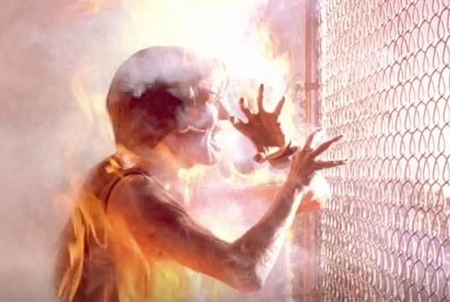 The horrifying nightmare sequence in Terminator 2: Judgement Day, when Linda Hamilton's character Sarah Connor has a dream about a nuclear apocalypse