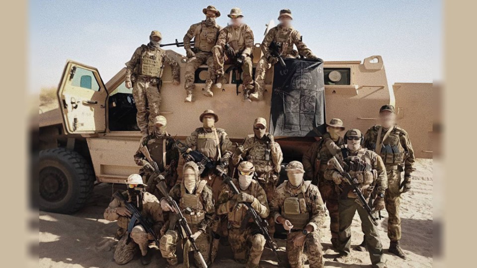 Wagner mercenaries in Africa.
