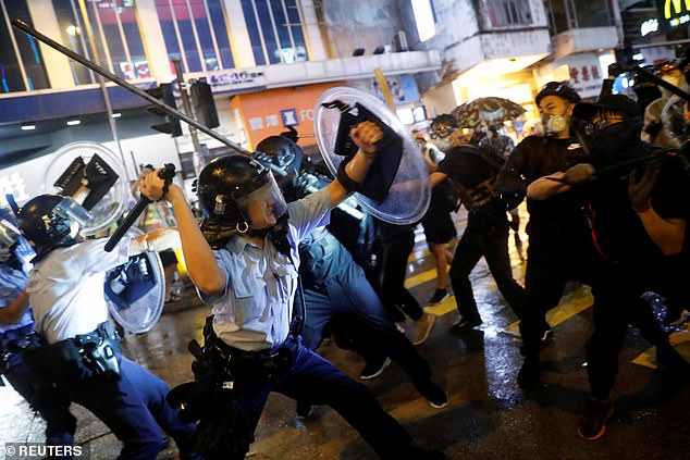 The 20-year-old fled the violent suppression of protests in Hong Kong, cutting ties with friends and relatives