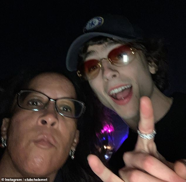 Cromer follows the 29-year-old man she calls 'Timmy' from red carpets to festivals (pictured together at Coachella)