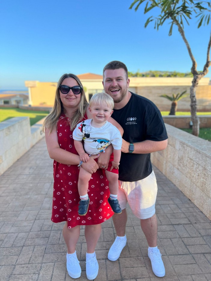 Rob Locke and his family
