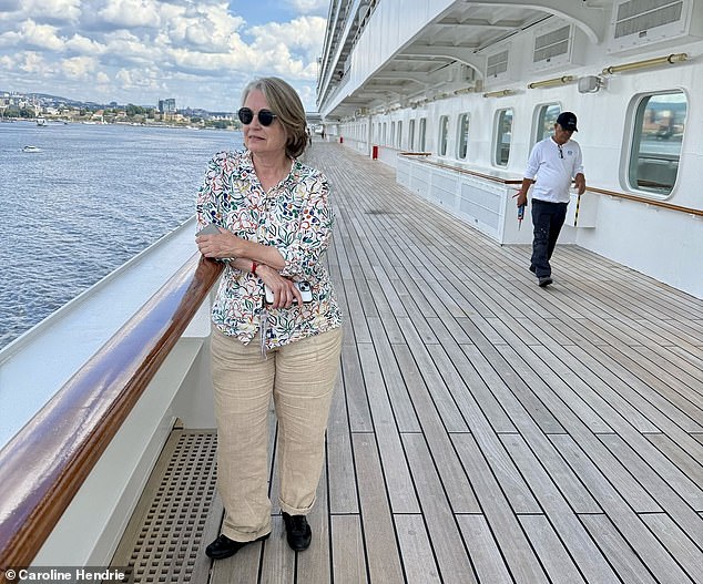 Caroline Hendrie steps onboard the Crystal Serenity for a weeks' round trip from Copenhagen