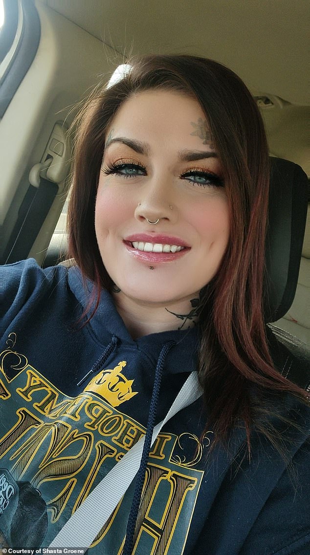 Shasta Groene (pictured), now 28, now lives in the Boise, Idaho, area with her five sons, ranging in age from nine to almost three years old